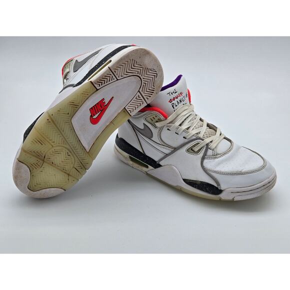 Size 7.5 - Nike Air Flight 89 Planet of Hoops basketball sneakers - Picture 7 of 8